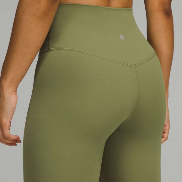 lululemon align high rise pant 25” in bronze green - Picture 3 of 8